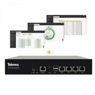 Servidor Lite para monitorización de redes GPON. Incluye Software y licencias hasta 128 dispositivos.