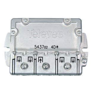 DTT-SAT EasyF 4D Televes 543702 Splitter