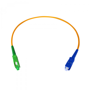 Singlemode Fiber Optic Patch Cord 3mm Simplex SC/APC - SC/UPC 0.4m