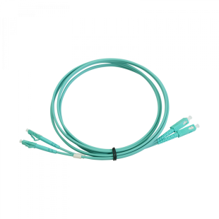 Multimode Fiber Optic Patch Cord 3mm Duplex LC/PC – SC/PC LSFH 2m