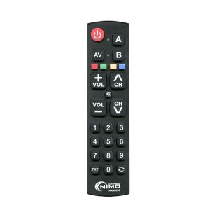 Universal Remote Control Easy Programming Simple Extended 24 Buttons by Nimo