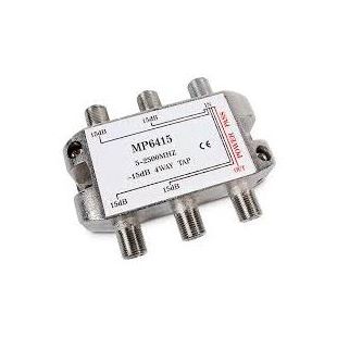 Derivador 4 Salidas Conector F 15dB de Engel