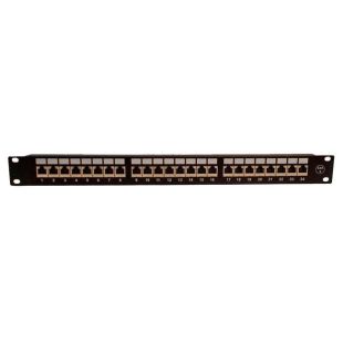 Patch Panel 24 ports RJ45 female CAT6 FTP