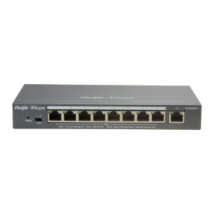 Switch Gestionable 8 Puertos 1GB POE+ y 1 Uplink 1Gb 120W de Reyee