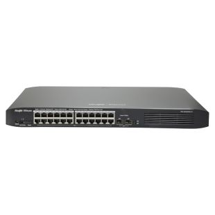 Switch Gestionable 24 Puertos 1GB POE+ y 2 SFP 1Gb 370W de Reyee