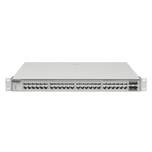 Switch Gestionable 48 Puertos 1GB POE+ y 4 SFP+ 10Gb 370W Enracable de Reyee