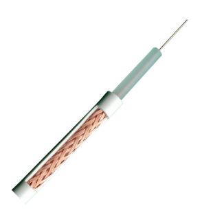 CABLE COAXIAL RG59 CU/CCA PARA CCTV BLANCO 100M 