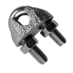 Steel Cable Clamp 1/4 Tecatel