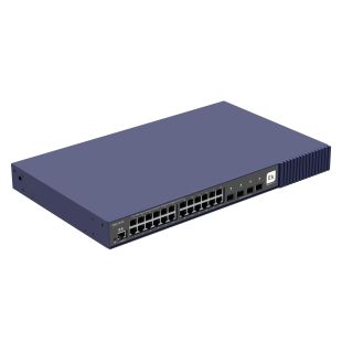 Switch Gestionable 24 Puertos GE POE+ 370W y 4 SFP GB de EK